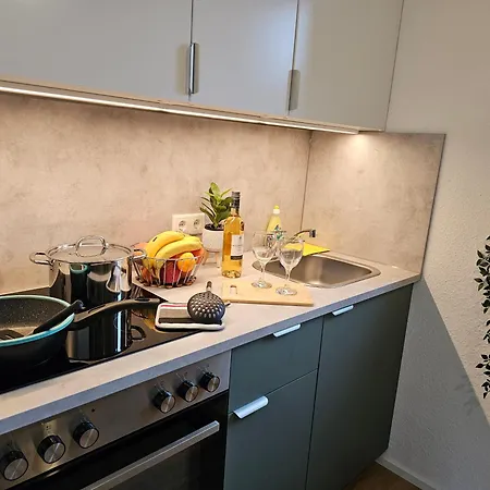 Lägenhet Scandi Flat Duesseldorf Airport & Messe